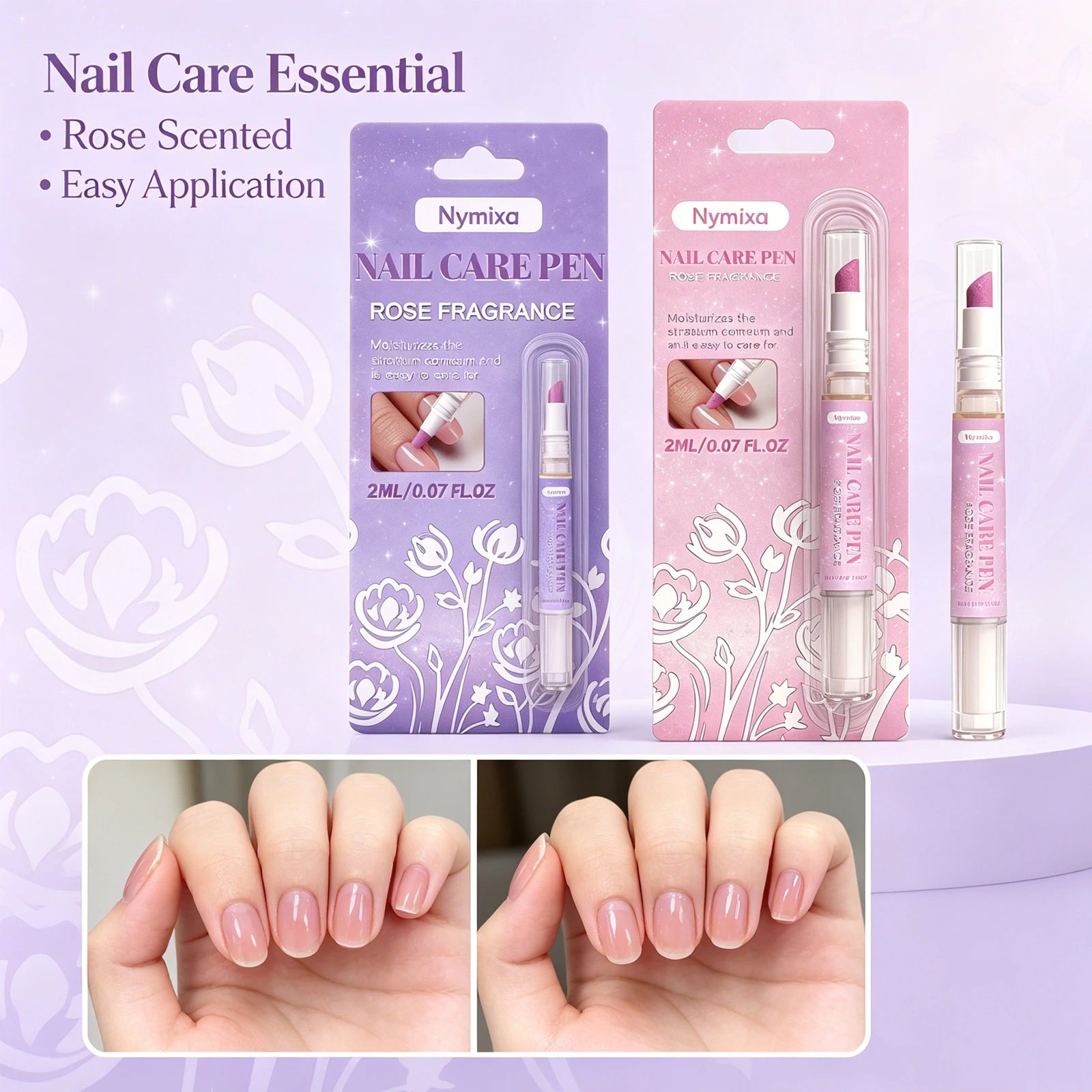 2 in 1 Nail Care Pen Gentle Nourish Smooth Hand Foot Nails Soothe Skin Soothe Surrounding Skin Cuticle Trimming Nail Care Pen Oasis Select