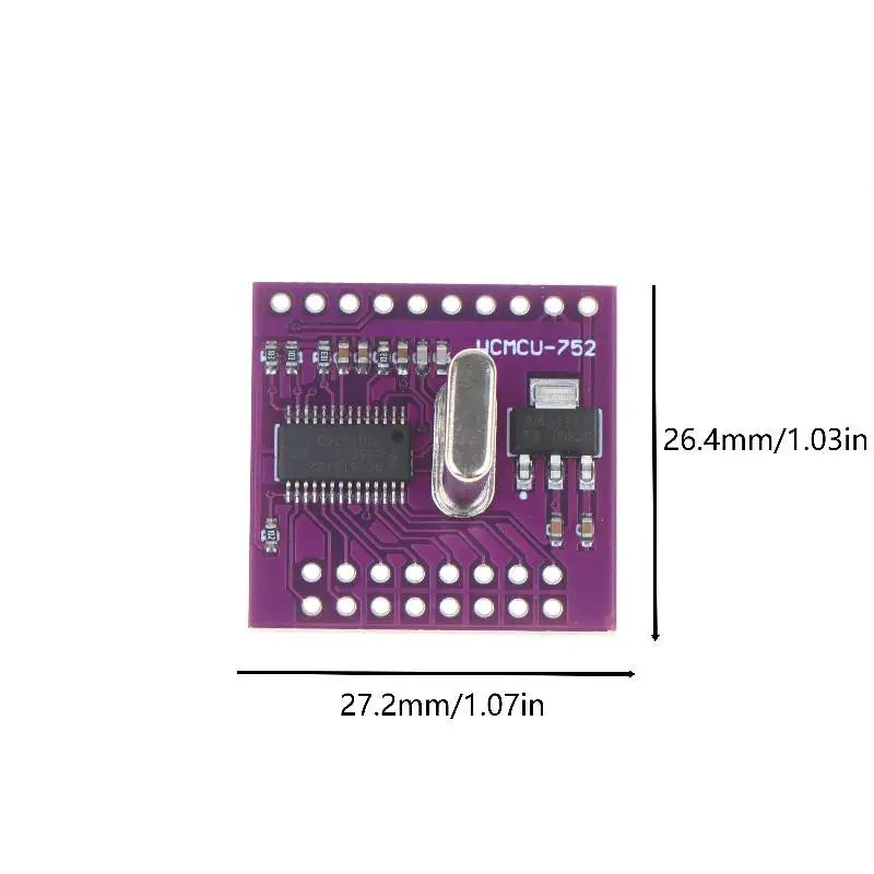 1Set UART Conversion Board Module MCU-752 SC16IS752 I2C/SPI Bus Interface To Dual Channel UART Conversion Board Module Oasis Select