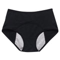 Women's Period Panties – Leak-Proof Cotton Mid-Waist Briefs Period Panties Oasis Select Black 2XL