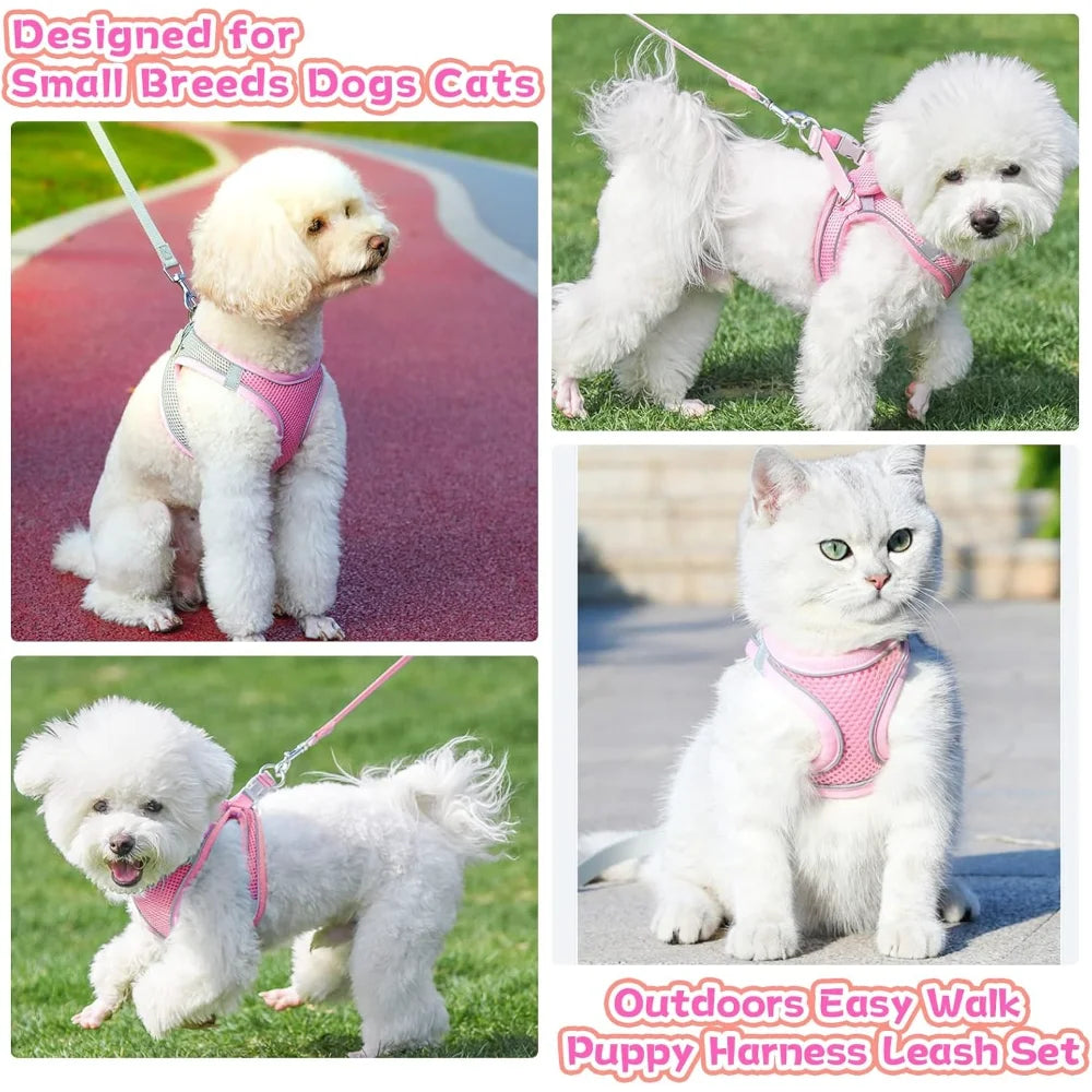 No-Pull Step-In Dog Harness – Breathable Mesh Adjustable Vest for Small Medium Large Dogs & Cats Oasis Select