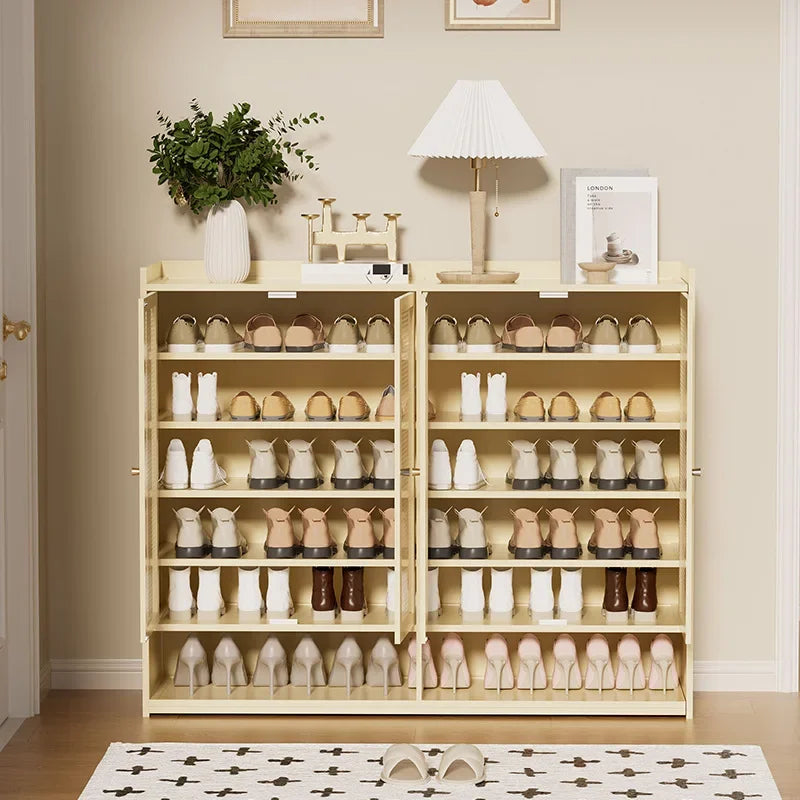 Multi-functional Shoe Cabinet Household Multi-layer Shoe Rack Entrance Cabinet Large Capacity Storage Dust Aisle Oasis Select