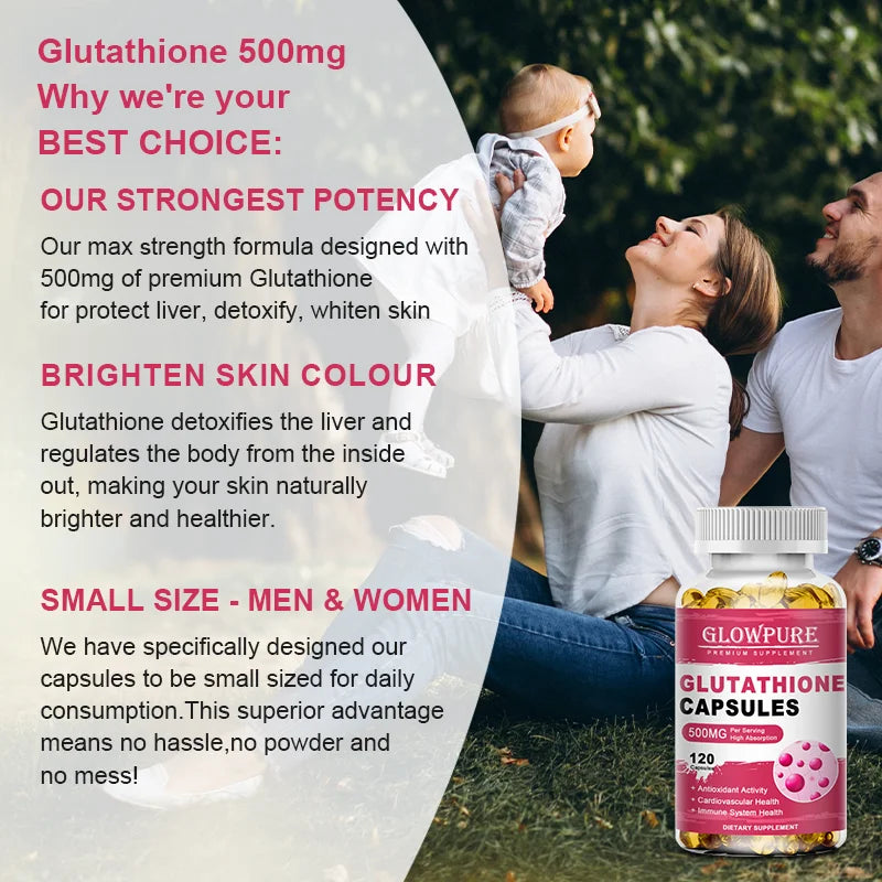 Glutathione Capsules – Skin Brightening, Detox & Immune Support