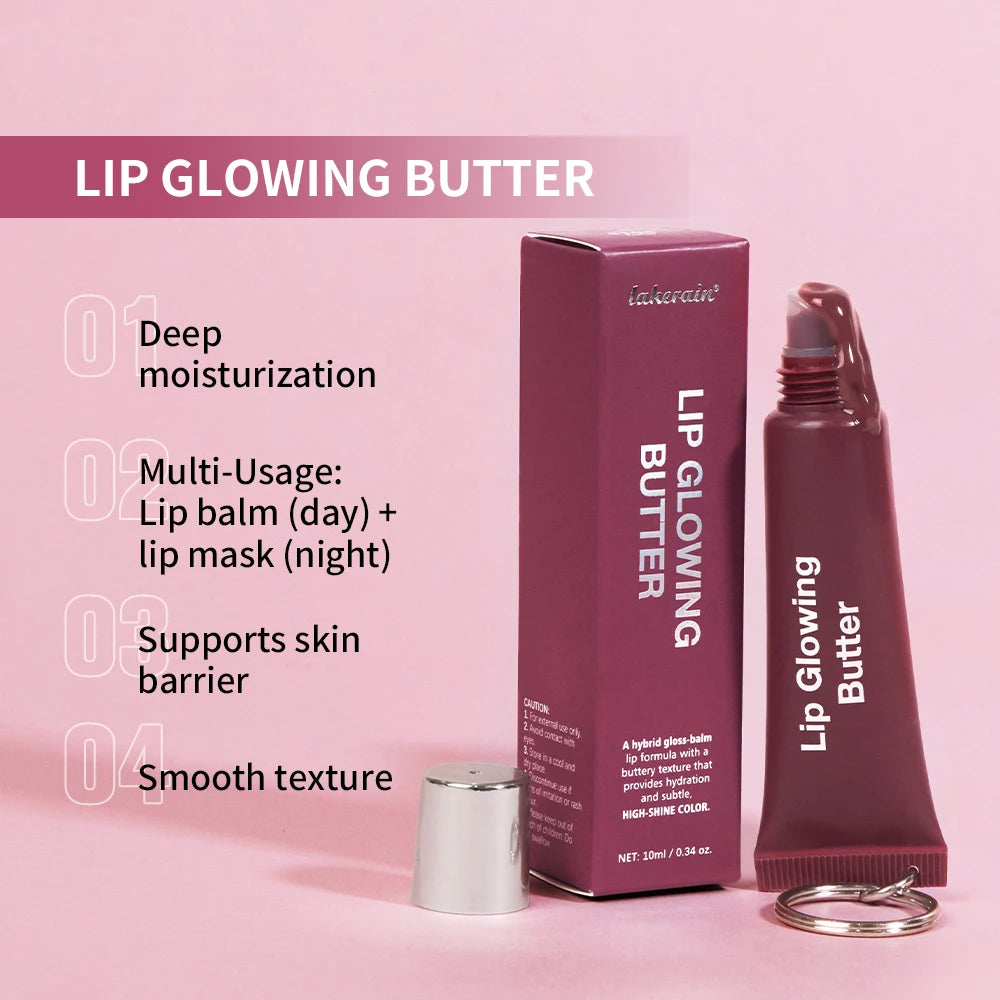 2-in-1 Lip Gloss Keychain | Glowing Butter Lip Care