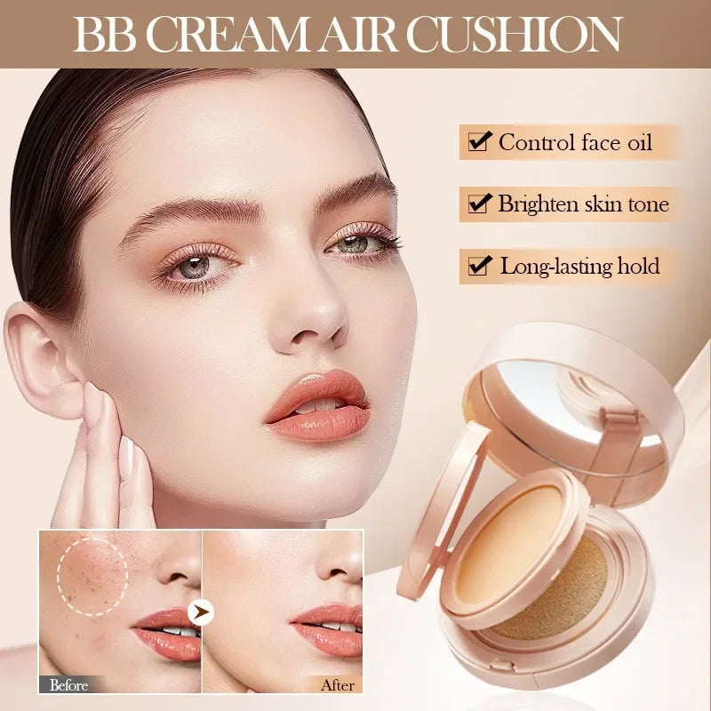 Sadoer 2-in-1 Powder Cushion BB Cream – Brightening Concealer