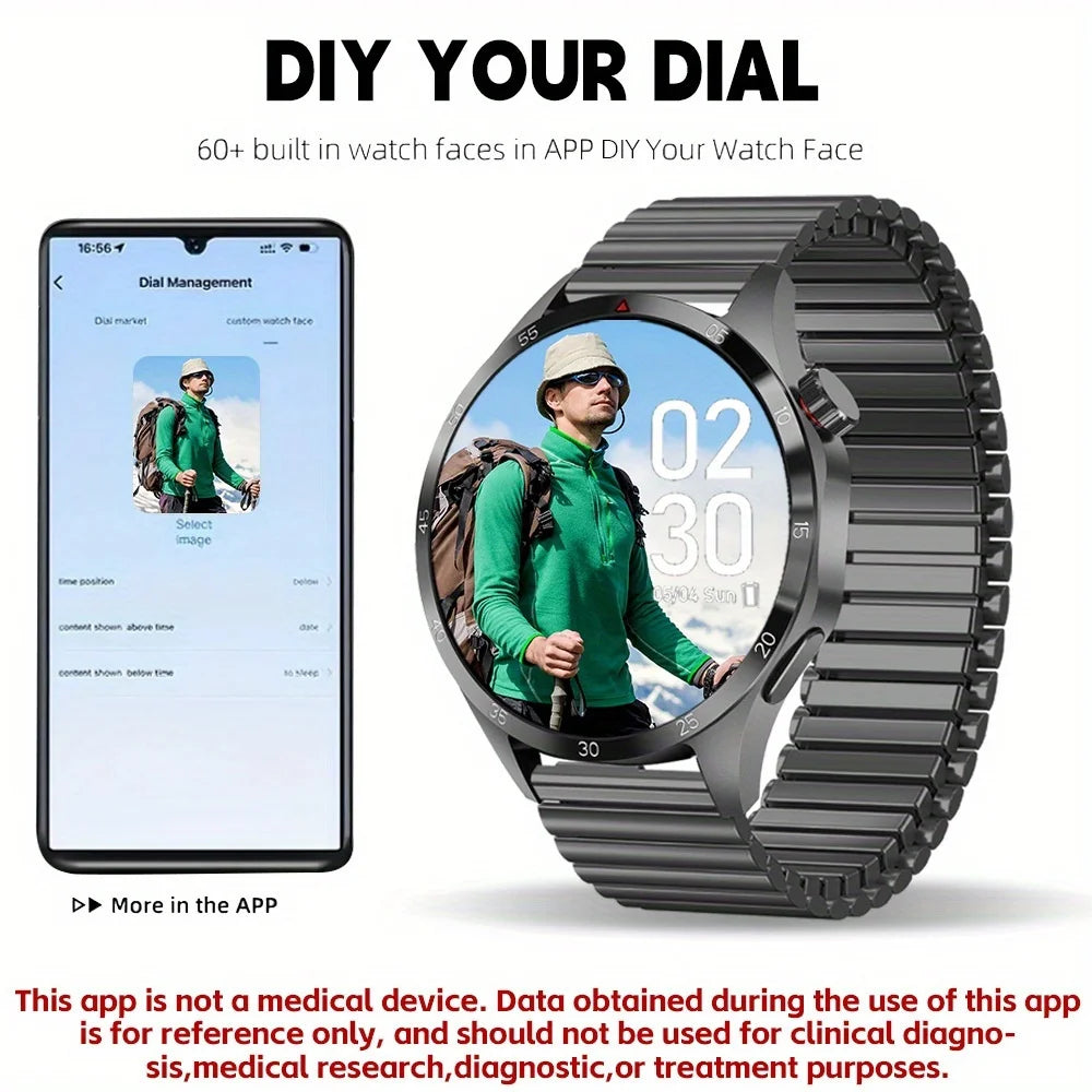 ERUN Smart Watch 1.5" Touch Screen | Sports Tracker & Alerts