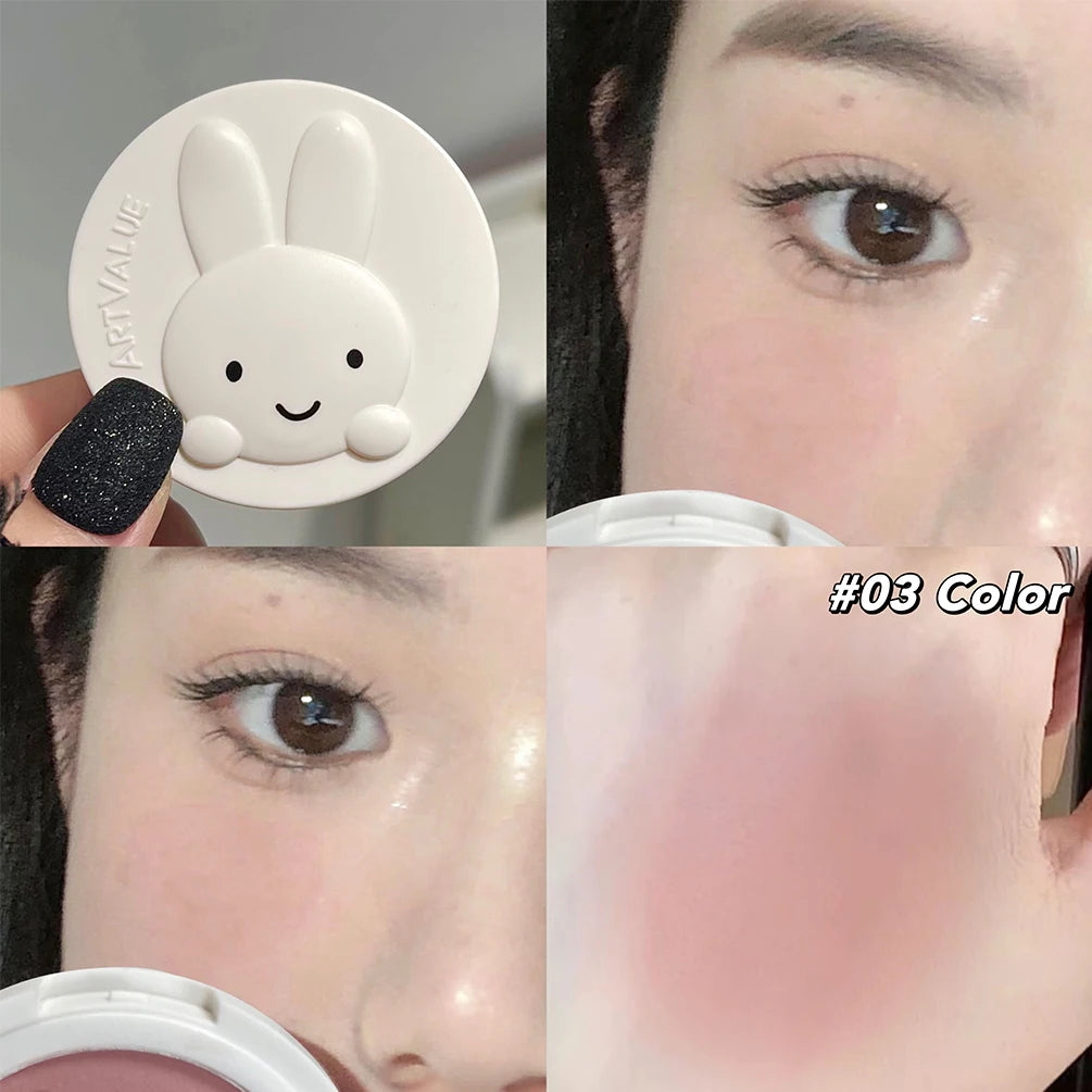 Art Value Matte Blush Powder – Nude Cheek Tint & Contour