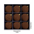 9-Pack Elegant Velvet Christmas Balls 10cm Hanging Ornaments Suitable For Festive Christmas Ornaments For Xmas Trees Home Decor Oasis Select coffee China Mainland