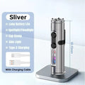 Shunmaii Mini USB-C Rechargeable Flashlight – Hat Clip & Magnet Mini LED Flashlight Oasis Select Silver Australia