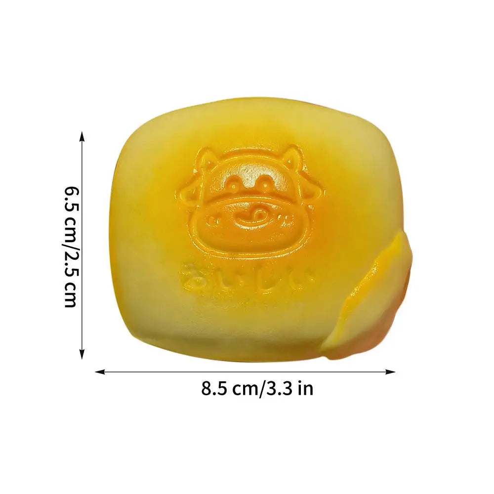 Stress Balls Fidget Toys Squeeze Squishys Simulated Milk Bread Stress Relief Slow Rising Toy Gifts Super Soft Sensory Fidget Oasis Select Yellow