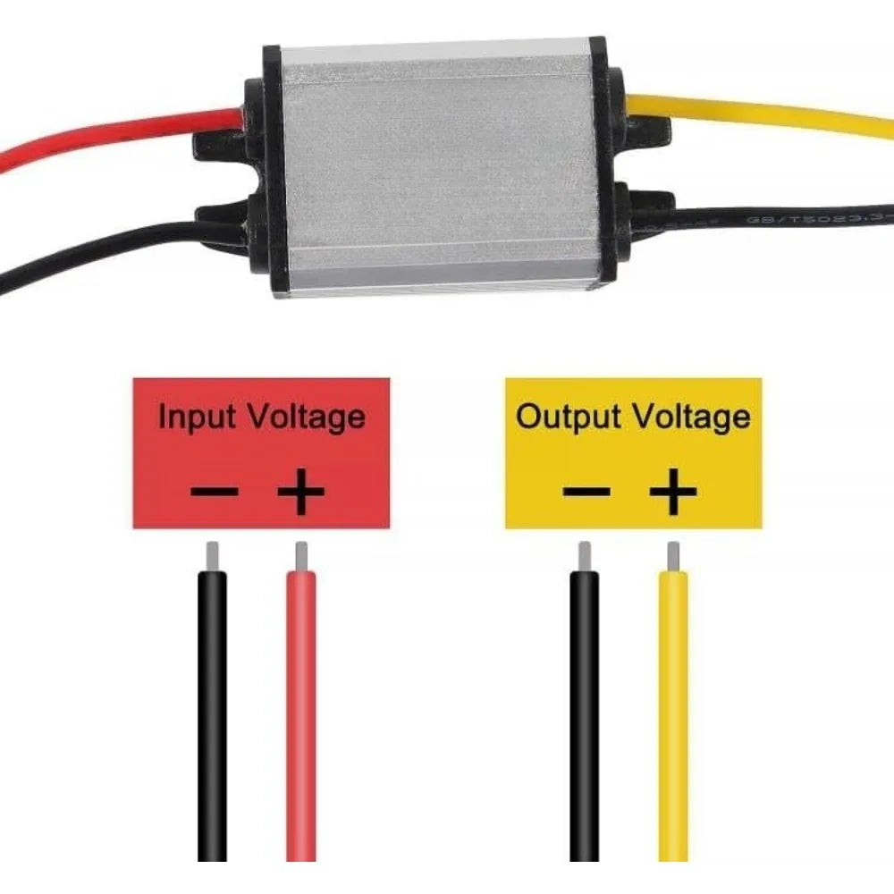 DC 12V To 6V 3A 18W Converter Waterproof High Efficiency Step Down Module Power Supply Adapter For Auto Car Truck Vehicle Boat Oasis Select