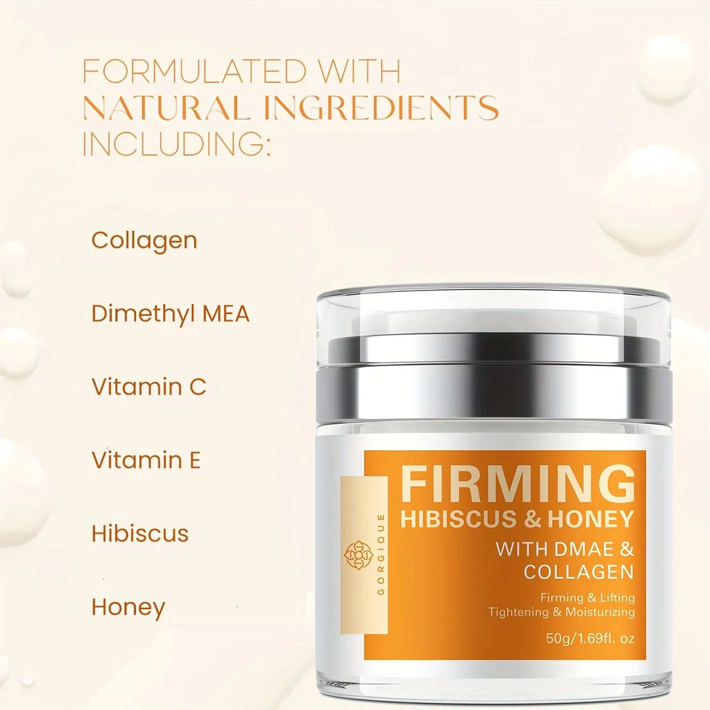 GORGIQUE Hibiscus & Honey Firming Cream | Skin Tightening Firming Face Cream Oasis Select