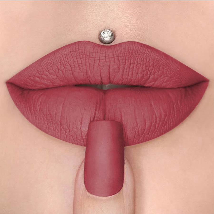 KAFURUX Matte Velvet Lipstick Pen – 15 Shades | Waterproof