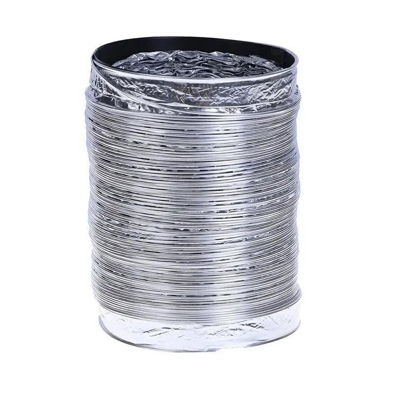 4 Inch 100mm Ventilator Pipe PVC Aluminum Tube Air Ventilation Hose Flexible Exhaust Duct 3/2M System Vent Bathroom Oasis Select
