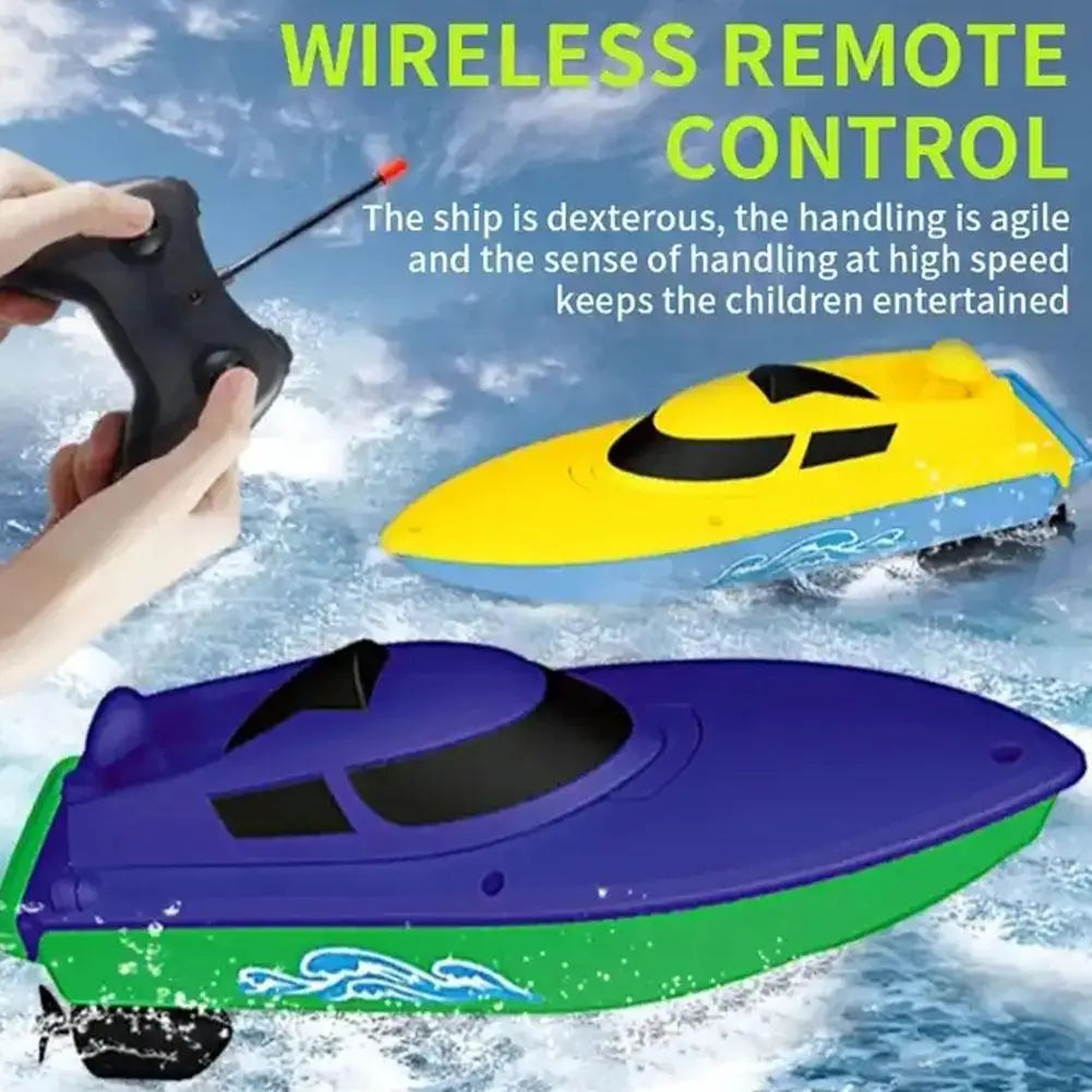 Remote Control Boats Can Be Launched To Simulate High-Speed Speedboats Electric Steamboats Water Park Toys Outdoor Pool Toys Oasis Select