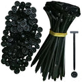 Car Nylon Cable Tie Buckles Universal Heavy Duty Self-Locking Zip Ties Holder with Pin Button Fasteners Car UV Resistant Ties Oasis Select Cable Ties kit 40pcs