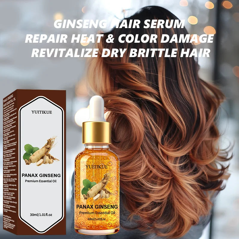 YUITIKUE Ginseng Hair Oil – Biotin, Rosemary & Batana Oil 30ml