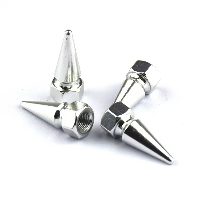 Automotive Parts Bullet Head Screw Valve Cap Personalized Modification Pointed Valve Valve Bicycle Motorcycle In Stock Oasis Select 4pcs 1