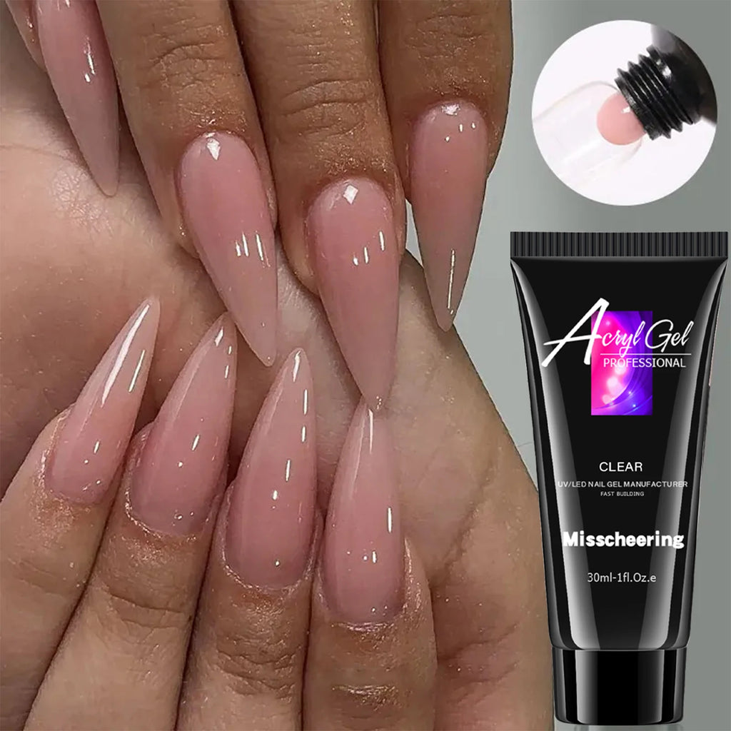 30ml Poly Nail Extension Gel UV/LED Builder – Solid Color Nail Builder Gel Oasis Select
