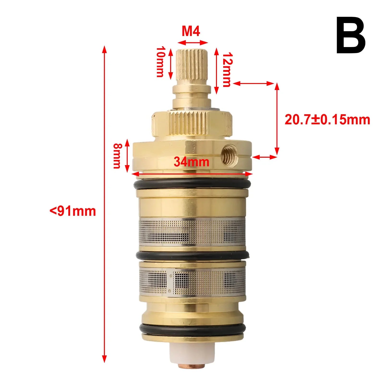 Brass Thermostatic Cartridge Temperature Control Valve Shower Bar Mixing Bathroom Accessories For Home Renovation High Quality Oasis Select B China Mainland