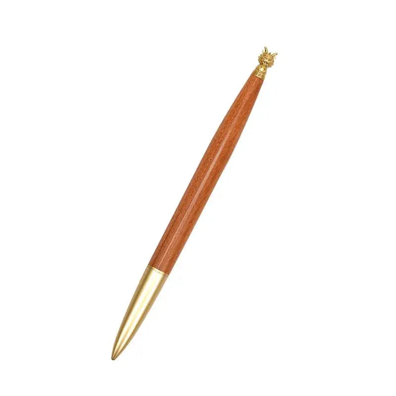 Zodiac Wooden Retractable Roller Ball Pens Smooth Writing Signature Executive Business Ball Point Vintage Gift Pen Oasis Select A5 China Mainland