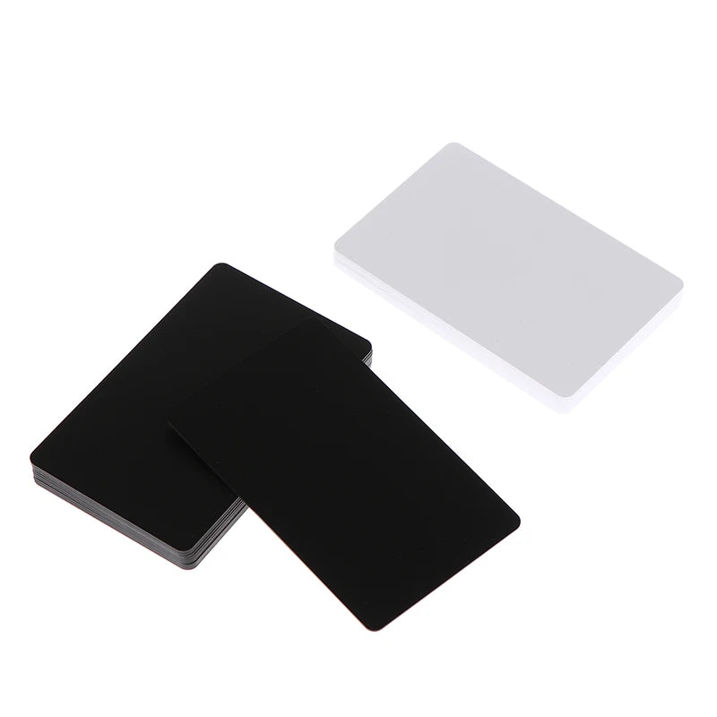 Hot Sale 5/10Pcs NFC215 Black White Cards Rewritable NFC NT-AG215 PVC Cards Blank Easy Convenient Programmable NFC Business Card Oasis Select