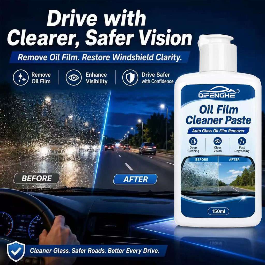Car Glass Oil Film Cleaner Paste 150ml | Windshield Degreaser