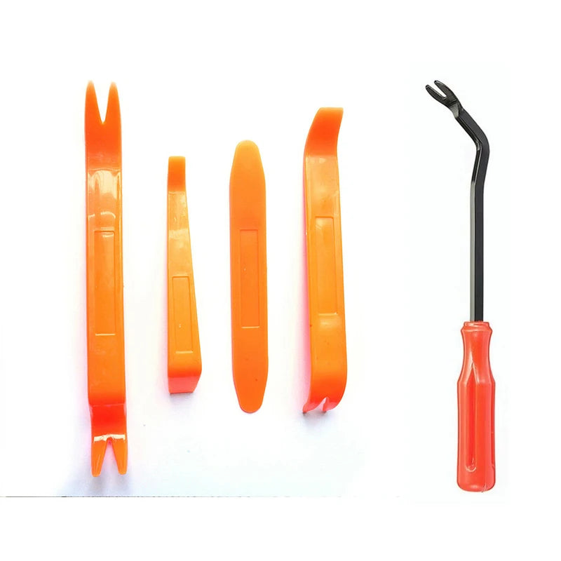 Car Interior Trim Removal Tool Kit – Pry Bar & Door Panel Set Auto Trim Removal Kit Oasis Select 5pcs A