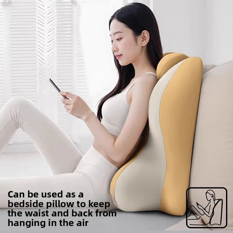 Ergonomics Bed Sleeping Pillow Backrest Cushion Adult Reading or Playing Phone Pillow Comfotable Waist Cushion Home Textile Oasis Select
