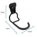 Wall Mount Bicycle Hook Vertical Horizontal Bike Rack Heavy Duty Front Tire Hanger for Garage Home Storage Organizer Oasis Select Black wall-mounted