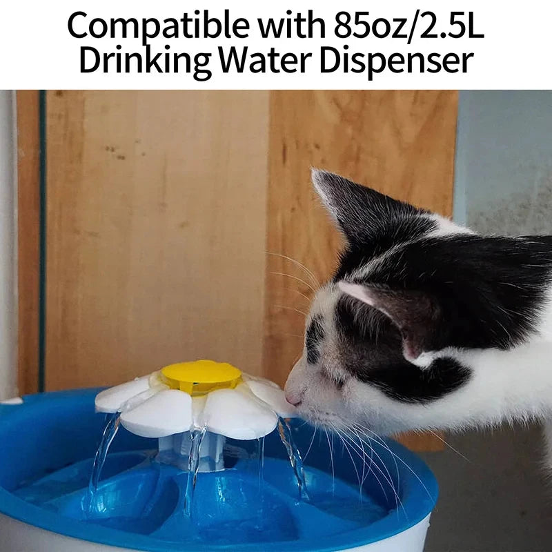 Pet Drinking Sponge Filter Water Dispenser for Cats and Dogs Healthy Sponge Filter Pet Drinking Fountain Accessories Oasis Select