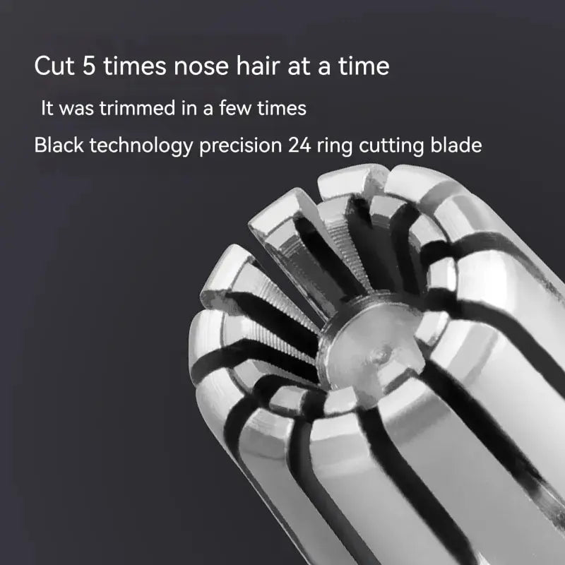 Washable Portable Ear Hair Trimmer Cleaning Without Rusting Painless Nose Hair Trimming Men'S Portable Electric Shaver Low Noise Oasis Select