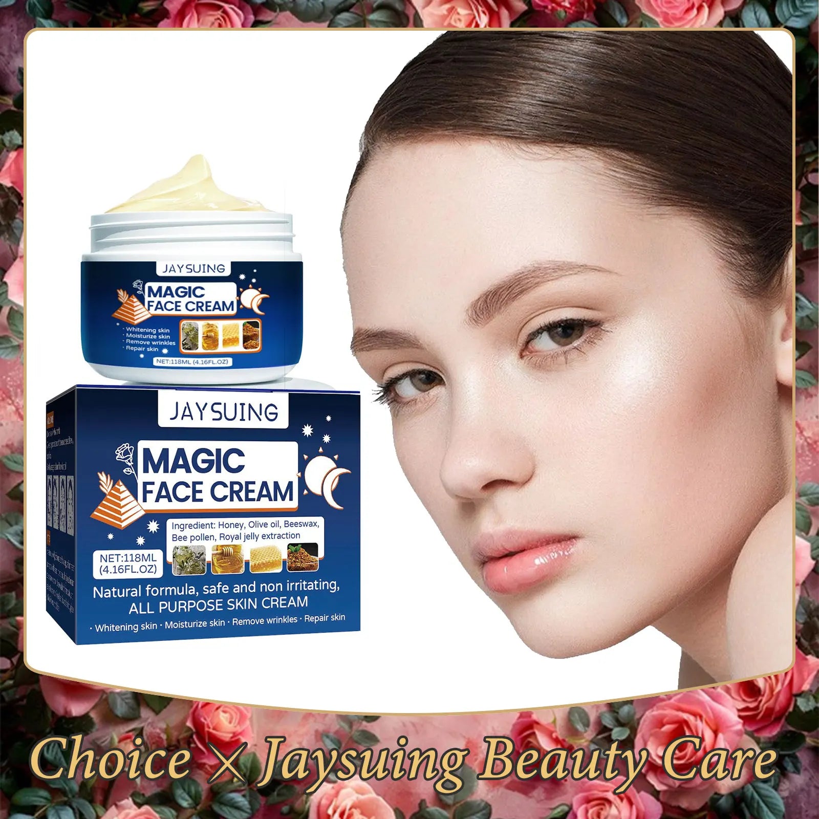 Jaysuing Magic Anti-Wrinkle Face Cream – Moisturizing 118ml Anti-Wrinkle Face Cream Oasis Select