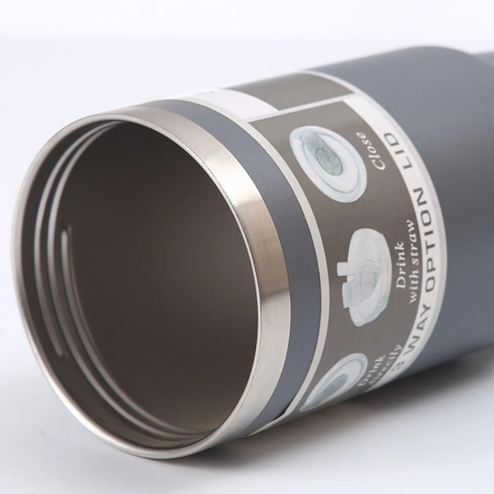 890ml Ultra Large Capacity Insulated Cup 304 Stainless Steel Insulated Cup Cold Insulated Outdoor Portable Ice Cream Cup Oasis Select