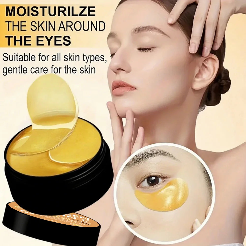 Collagen Vitamin Eye Mask 90g - 6x Moisturizing, Brightens & Multi-Care, Hydrating Serum, for All Skin Types, Gentle Formula Oasis Select