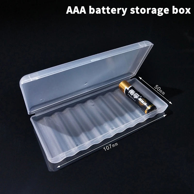 Waterproof Multi-Slot Battery Storage Box – AA AAA 18650