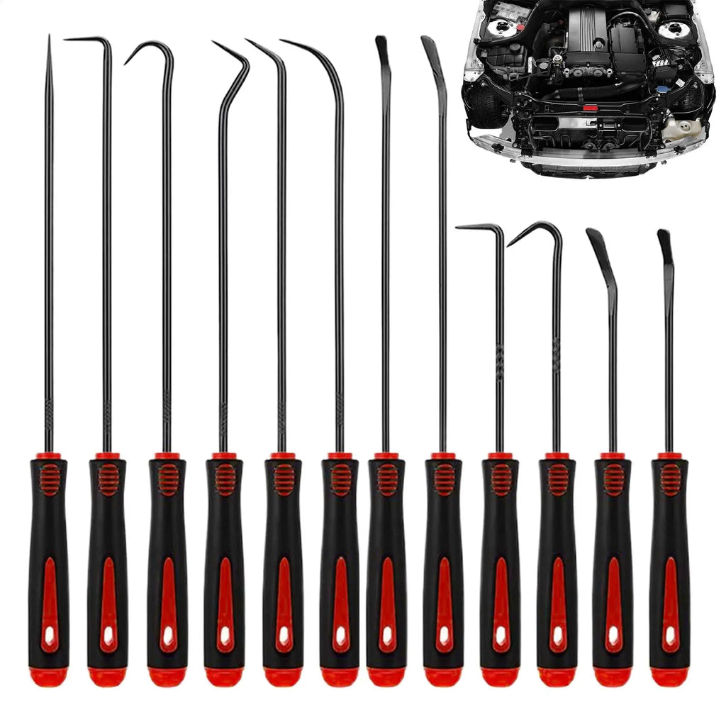 12Pcs Precision Car Oil Seal Screwdriver Set O-Ring Gasket Puller Removal Tool Pick Hook Repair Tools Craft Hand Tool Oasis Select