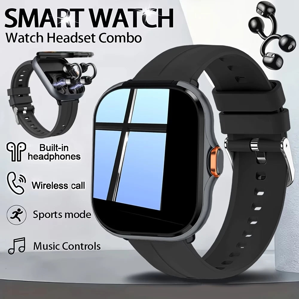 ERUN Smartwatch with TWS Earbuds | 2.01" Display, Fitness Tracker