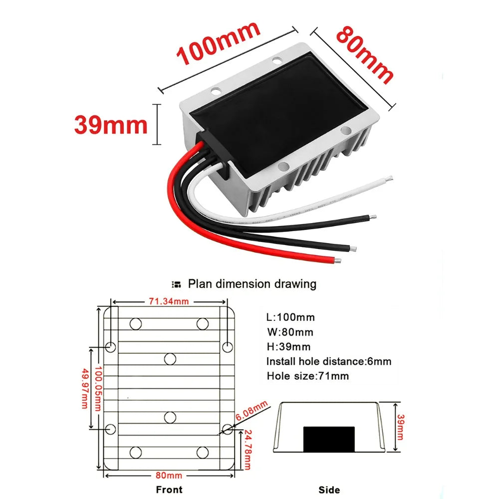 9V-36V to 24V 1A-30A Step Up Down Converter Boost Buck 12V 24V DC Automatic Voltage Regulator 24 Volt Voltage Stabilizer Oasis Select