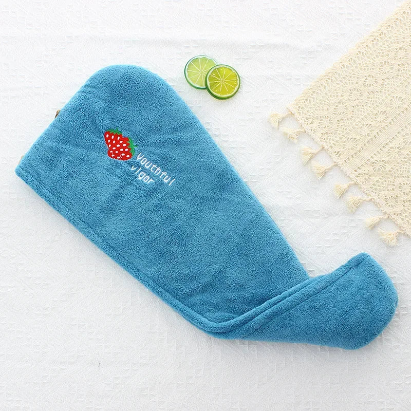 Rapid Dry Towel for Hair Microfiber Towels Anti Frizz Dry Hair Hair Towel Quick Dry Hair Dry Towels for Girls Beach Shower Cap Oasis Select