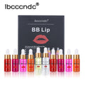 ibcccndc BB Lips Ampoule Serum Set – Tinted Lip Gloss 10pcs