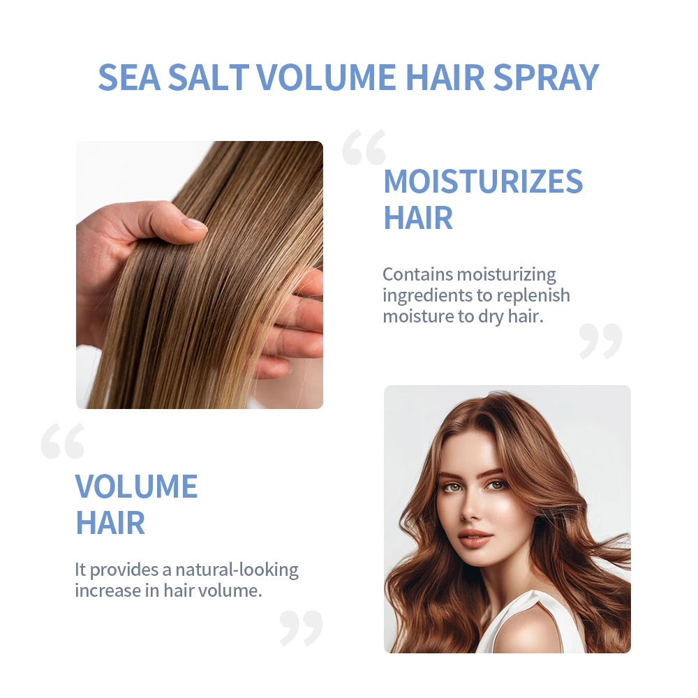 Lakerain Sea Salt Hair Spray – Volume, Waves & Anti-Frizz Hair Styling Spray Oasis Select