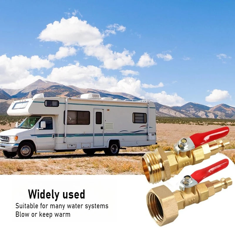Brass Male Head Quick Aging 3/4 Inch Male Thread Suitable for RV1/4 Inch Quick Connector Explosion-proof Joint Oasis Select