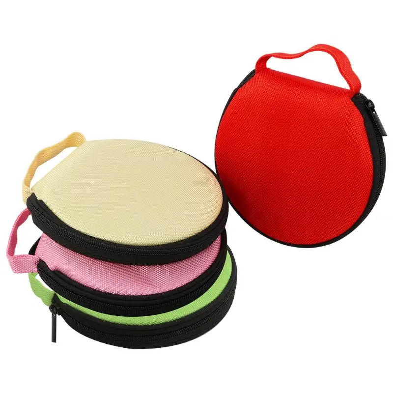 Round Oxford Cloth Zipper Storage Pouch – Travel & Home Organizer