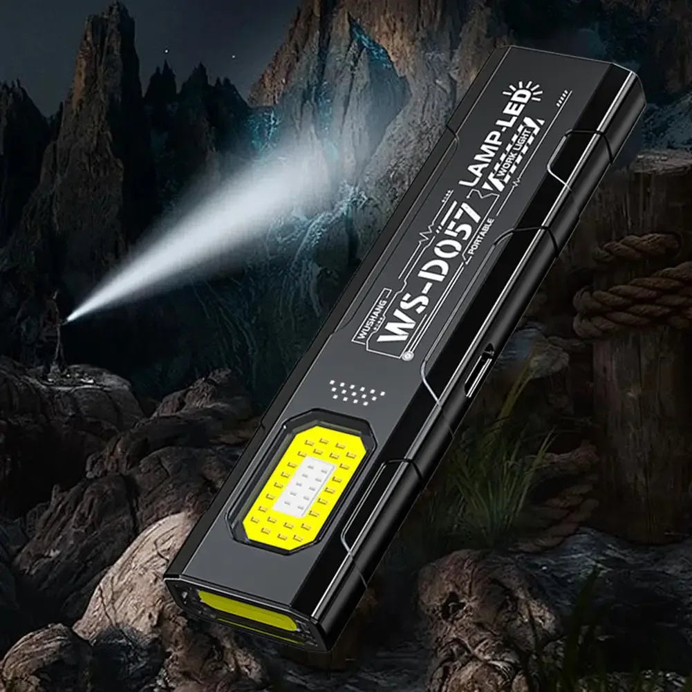 KDULIT Mini COB LED Flashlight 550lm USB-C Rechargeable Magnet
