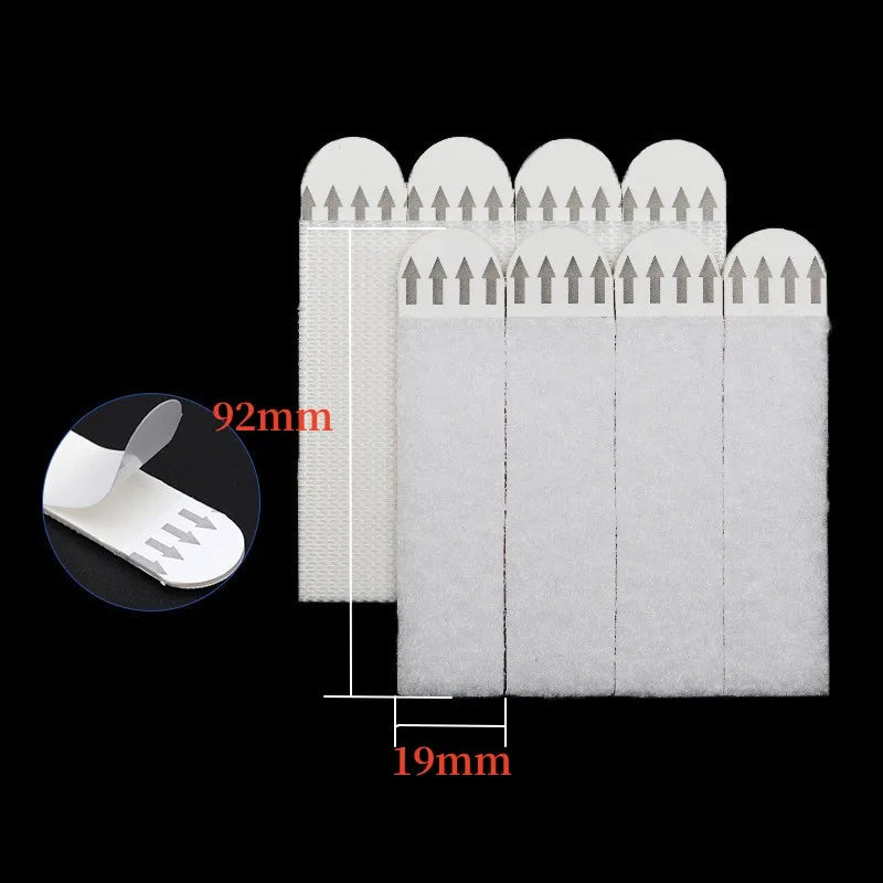 12 Pairs Tapes for Hanging Paintings Genuine Hanging Strips Medium Size for Drawings without Damage Frame and Pattern Oasis Select 92x19mm 12 Pairs