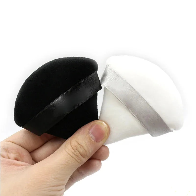 1/3/5/7/9pcs Velvet Cosmetic Powder Pufff Makeup Sponge Puff Dry Use Triangle Makeup Puff Women Soft Smooth Face Makeup Tools Oasis Select