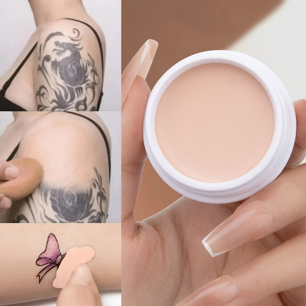 QIC Full Coverage Waterproof Concealer Cream – All Skin Types