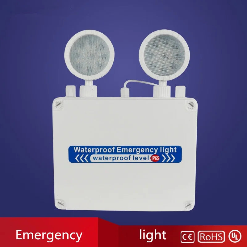SHINEKNOT IP65 Double Head LED Emergency Light 6W 200–240V