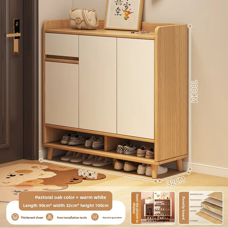 Shoe cabinet, indoor new entry locker at the entrance of the home, integrated storage shoe rack against the wall Oasis Select 90 32 100cm-A