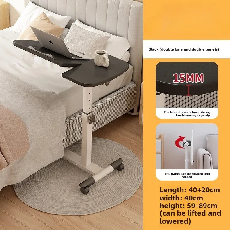 Multi-functional Household Goods Bedside Table Sofa Side Desk Bedroom Removable Lift Lazy Computer Desk Office Small Table Oasis Select HEI-2-5